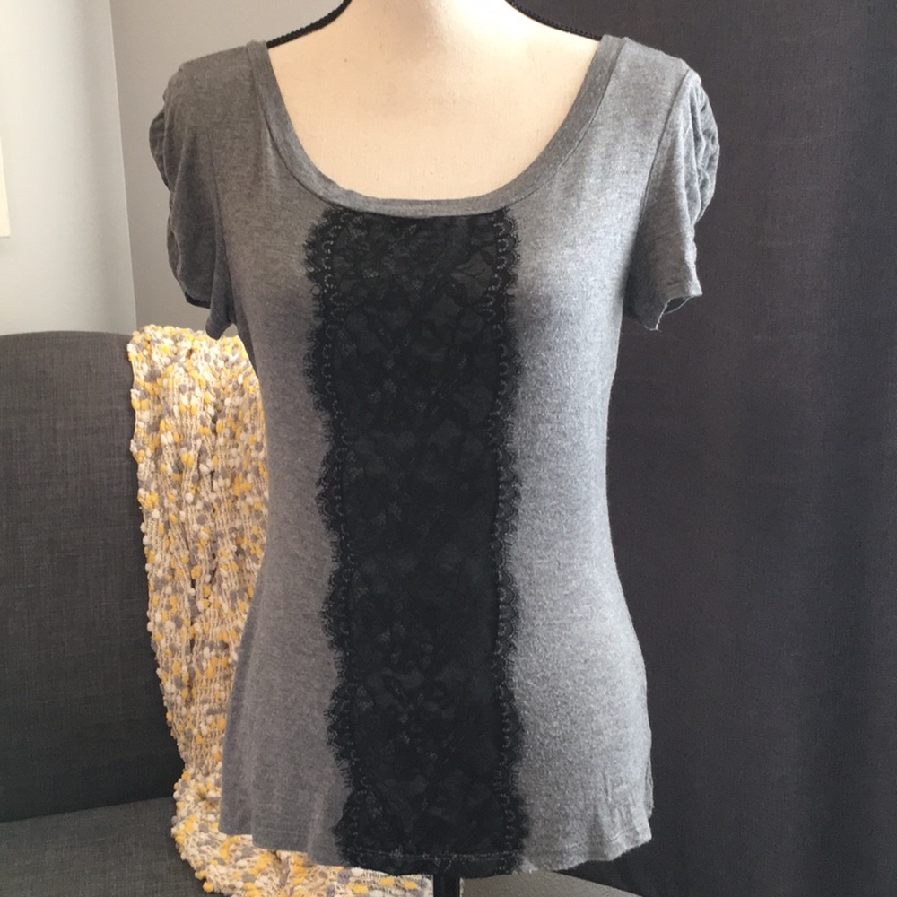 Lace front t shirt